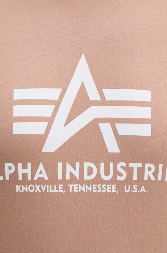 Бавовняна футболка Alpha Industries 100501.09 помаранчевий