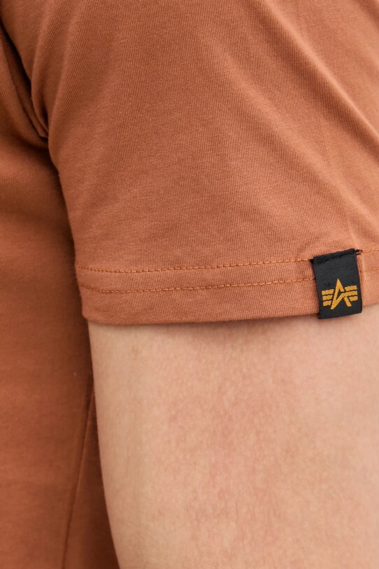 Alpha Industries pamut póló 100501.09 barna