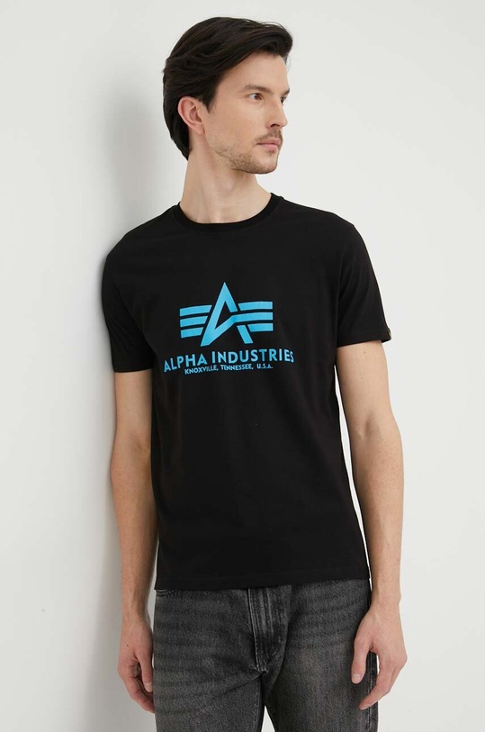 Alpha Industries cotton t-shirt black 100501.93