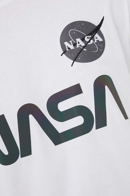 Alpha Industries cotton t-shirt 178501RR.09 white