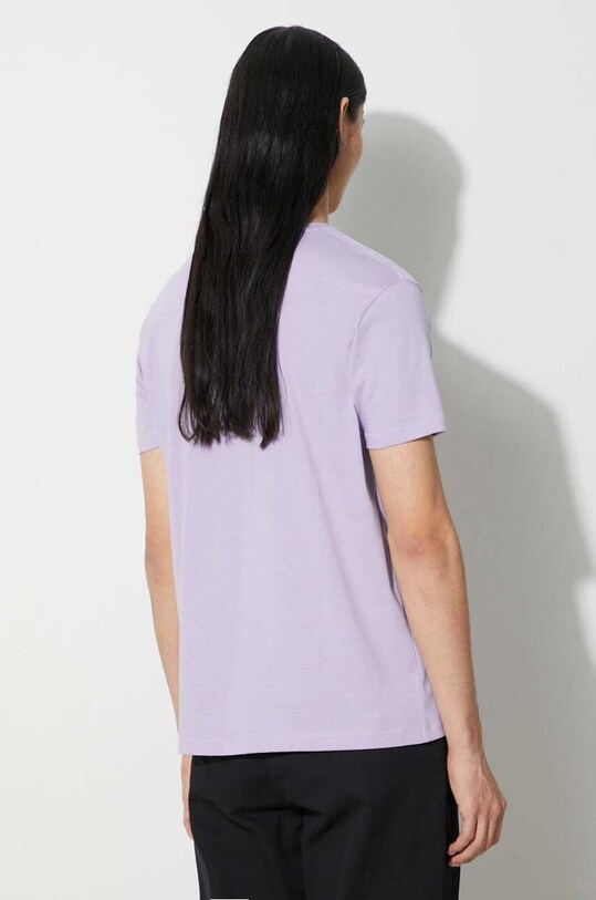Alpha Industries t-shirt bawełniany 188505.03 fioletowy SS25