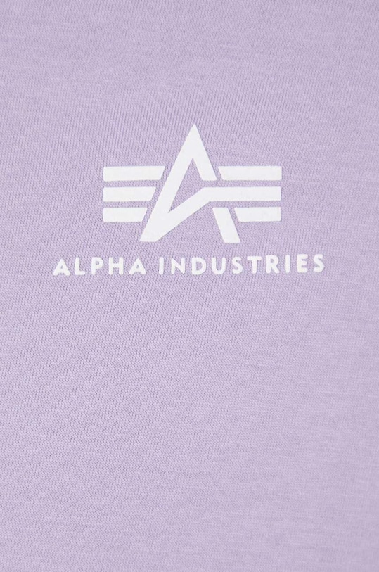 Alpha Industries t-shirt in cotone 188505.03 violetto