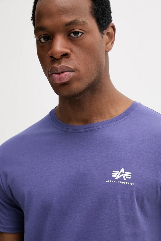 Alpha Industries tricou din bumbac violet 188505.03
