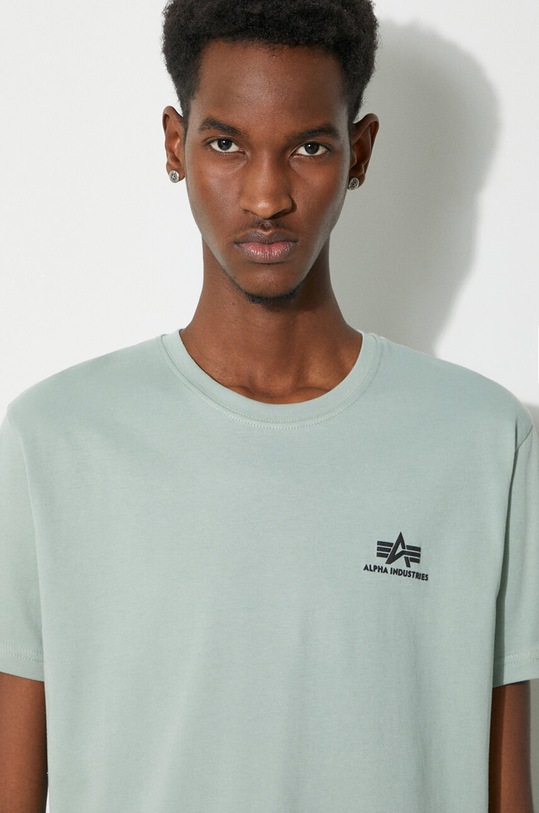 Alpha Industries t-shirt in cotone 188505.03 verde