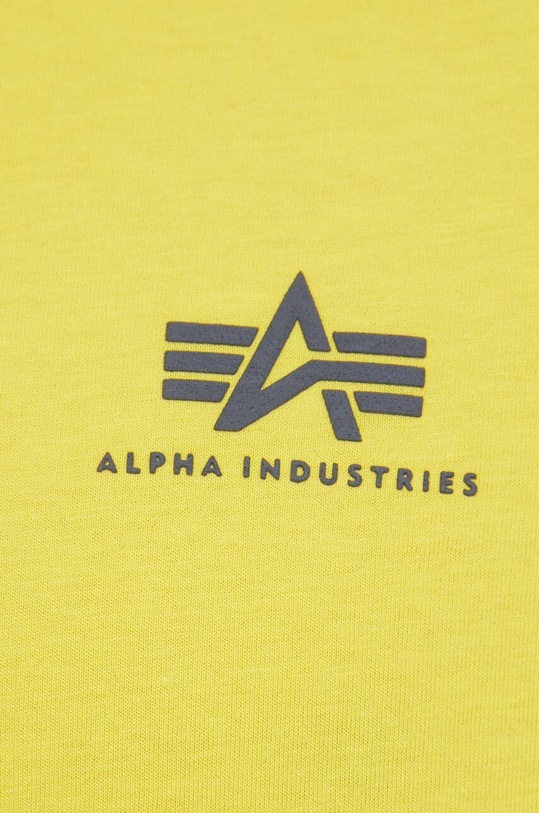 Бавовняна футболка Alpha Industries 188505.465 жовтий