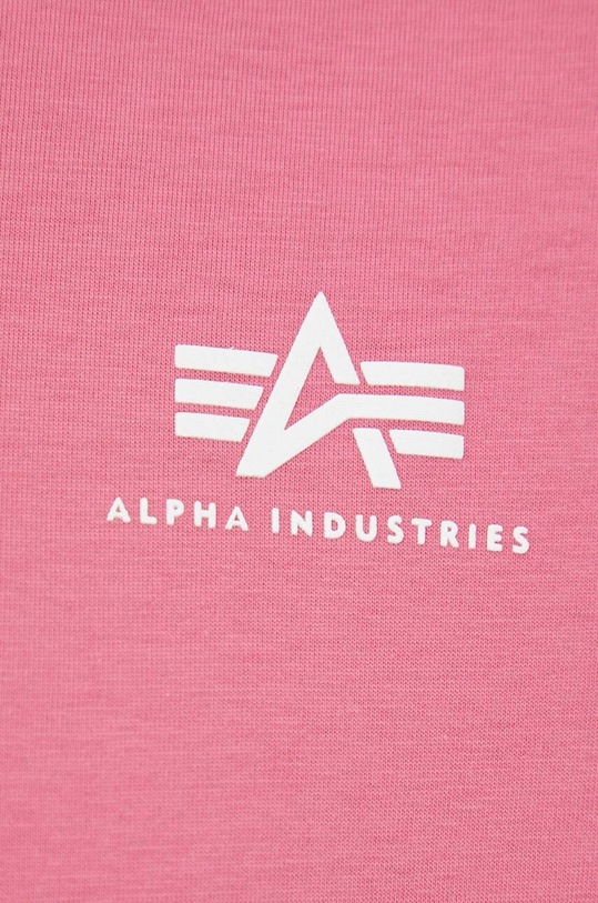 Alpha Industries pamut póló 188505.49 rózsaszín