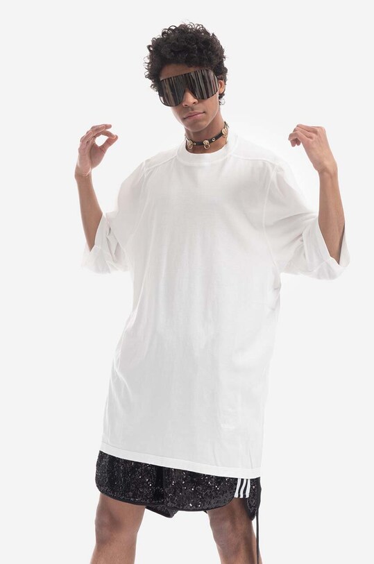 Rick Owens cotton T-shirt Jumbo SS T DU01C6274 RN MILK white DU01C6274