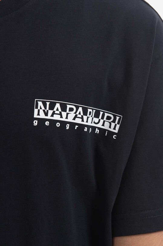 Napapijri tricou din bumbac S-Jubones SS 041 NA4H23 negru