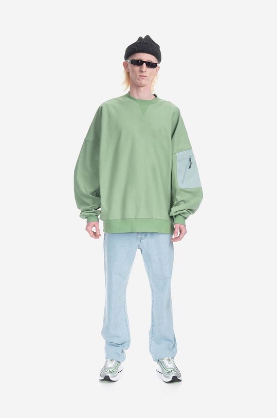 A.A. Spectrum bluză Geoflow Sweater 81230815 verde