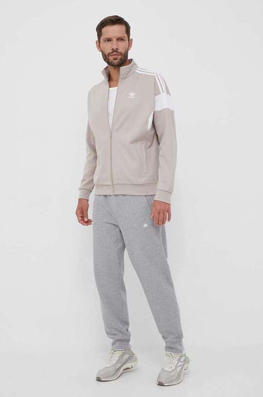 Βαμβακερό μπλουζάκι adidas Originals IA4800 λευκό AW23