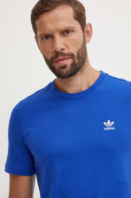 Βαμβακερό μπλουζάκι adidas Originals κανονικό μπλε IA4870