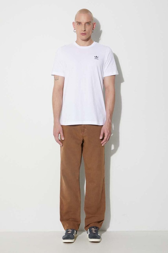 adidas Originals t-shirt bawełniany IA4872 biały SS23