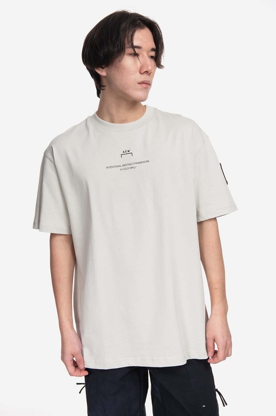 Bavlněné tričko A-COLD-WALL* Brutalist SS T-Shirt ACWMTS103