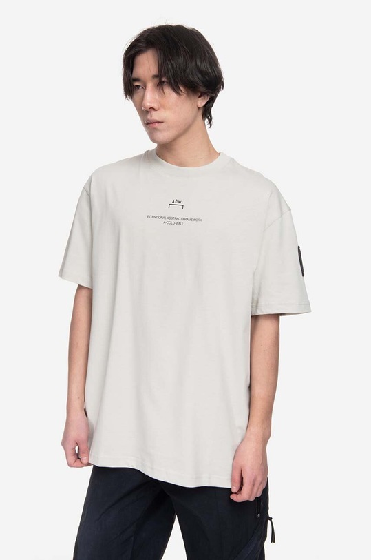 Bavlněné tričko A-COLD-WALL* Brutalist SS T-Shirt ACWMTS103