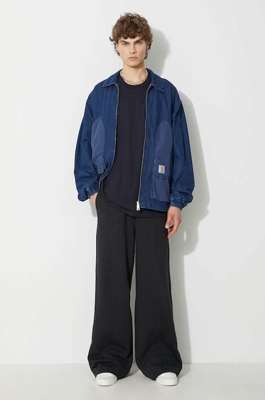 Carhartt WIP cotton T-shirt Chase I026391 navy SS23