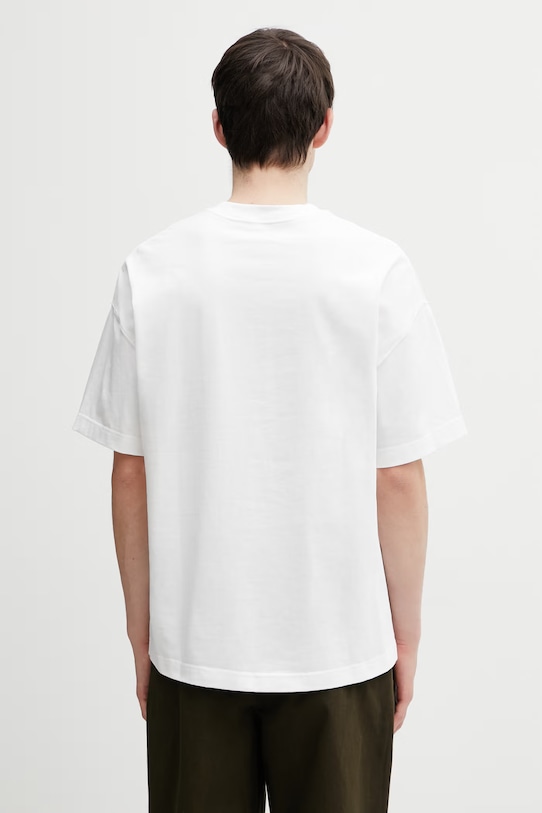Odzież Carhartt WIP t-shirt bawełniany S/S Link Script T-Shirt I031373 biały