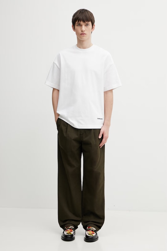 Carhartt WIP t-shirt bawełniany S/S Link Script T-Shirt I031373 biały