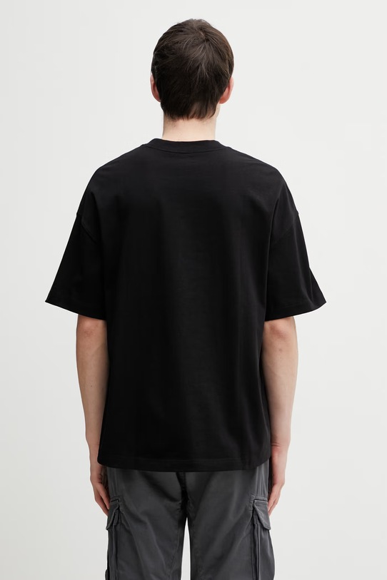 Odzież Carhartt WIP t-shirt bawełniany S/S Link Script T-Shirt I031373 czarny