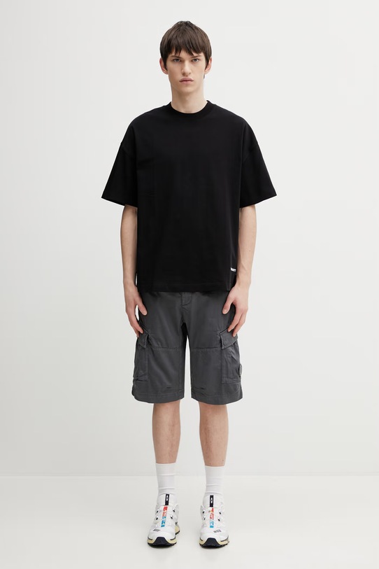 Carhartt WIP t-shirt bawełniany S/S Link Script T-Shirt I031373 czarny