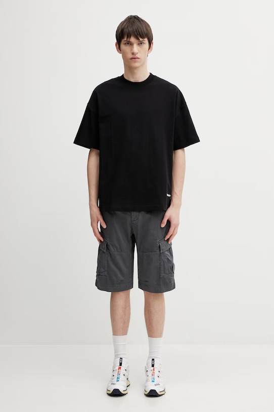 Carhartt WIP t-shirt bawełniany S/S Link Script T-Shirt I031373 czarny