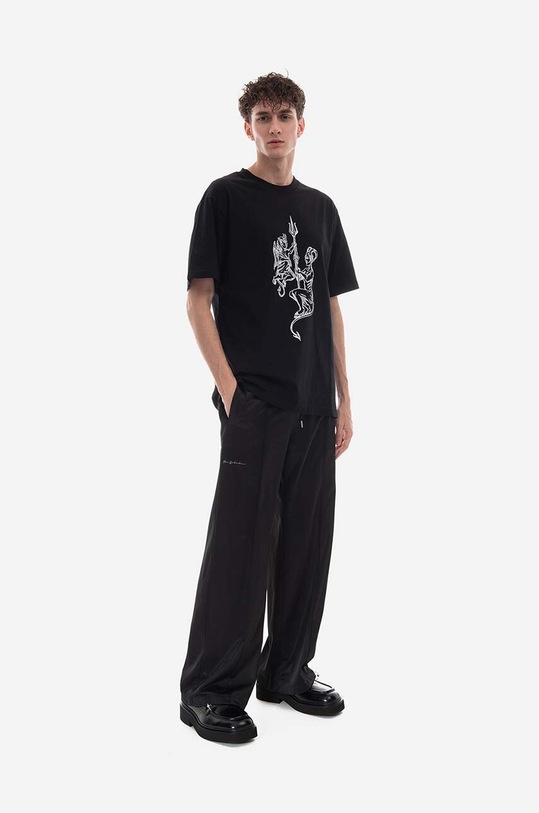 Han Kjøbenhavn cotton T-shirt Demon Print Boxy Tee Short Sleeve M.132873 black SS23