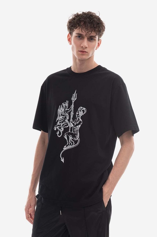 Han Kjøbenhavn cotton T-shirt Demon Print Boxy Tee Short Sleeve M.132873 black
