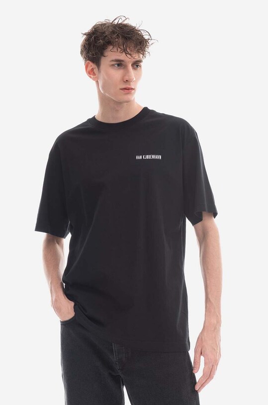 Han Kjøbenhavn cotton T-shirt Logo Print Boxy Tee Short Sleev