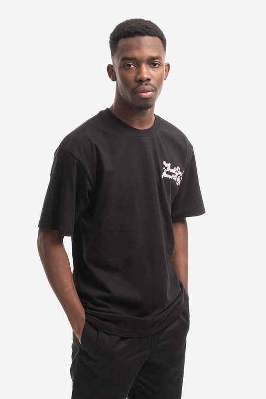 Market cotton t-shirt cotton black 399001144.0001