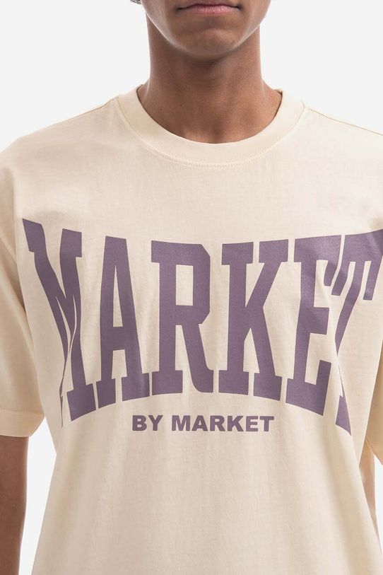 Bavlněné tričko Market béžová 399001370