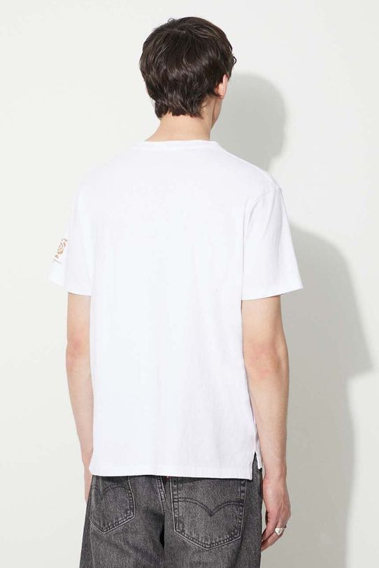 Oblečenie Bavlnené tričko Engineered Garments 22S1H010 biela