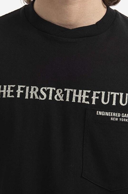 Engineered Garments cotton t-shirt black 22S1H010