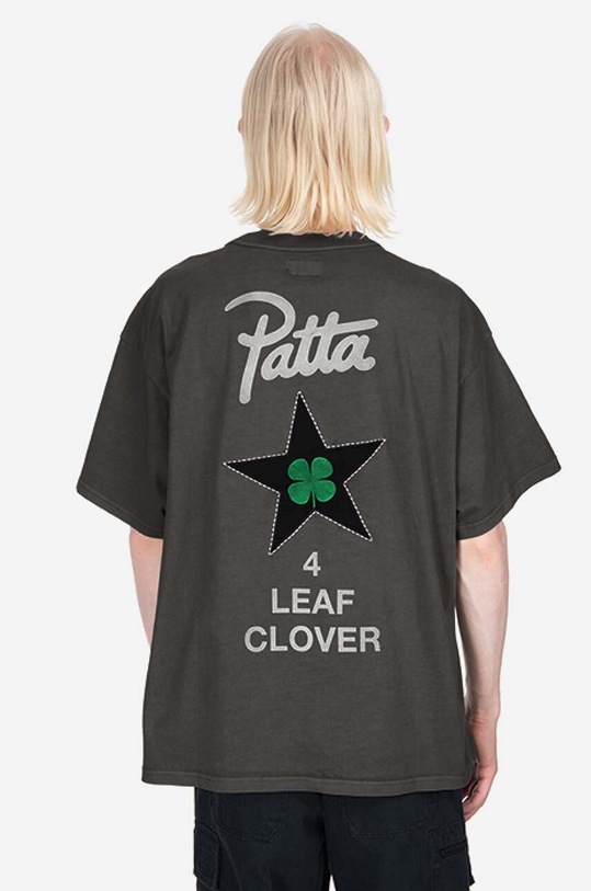 Abbigliamento Converse t-shirt in cotone x Patta 10024663.A01 grigio