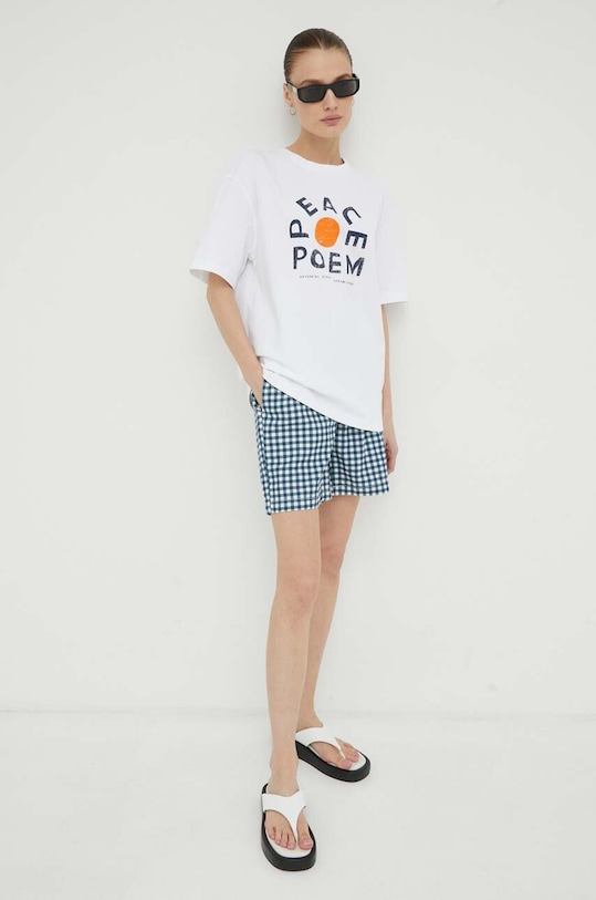 Samsoe Samsoe t-shirt bawełniany U23200002 biały SS23