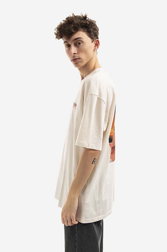 Edwin cotton T-shirt Images Of Noise TS LS I030397.WHW67 beige