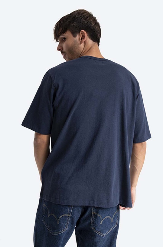 Clothing Edwin cotton T-shirt Oversized Pocket Ts I027938.NYB67 navy
