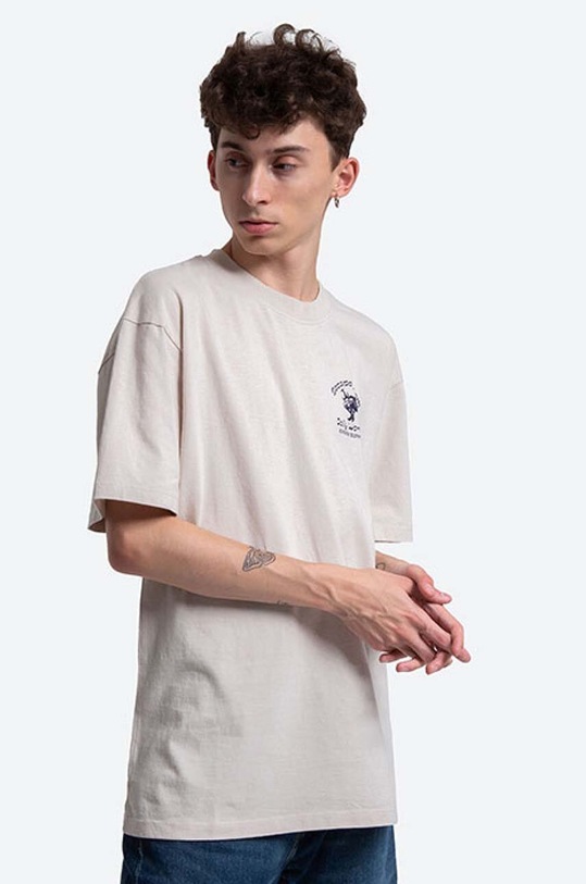 Edwin cotton T-shirt Keep It Surreal Ts I029692.0N367 beige