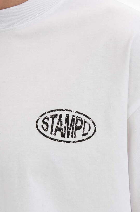 Хлопковая футболка STAMPD белый SLA.M2846TE