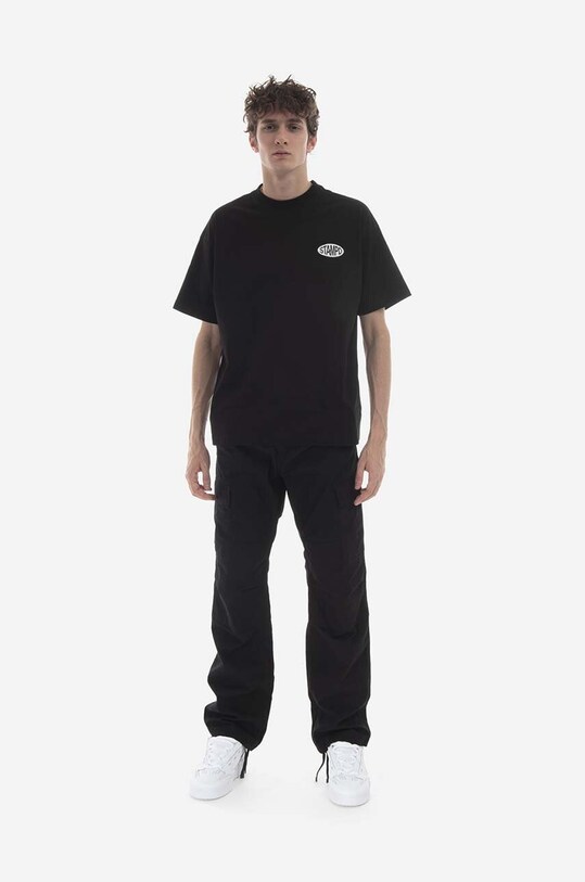 STAMPD cotton t-shirt SLA.M2846TE black SS23