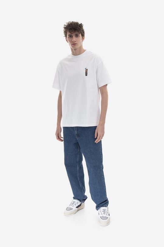 STAMPD cotton t-shirt SLA.M3049TE white SS23