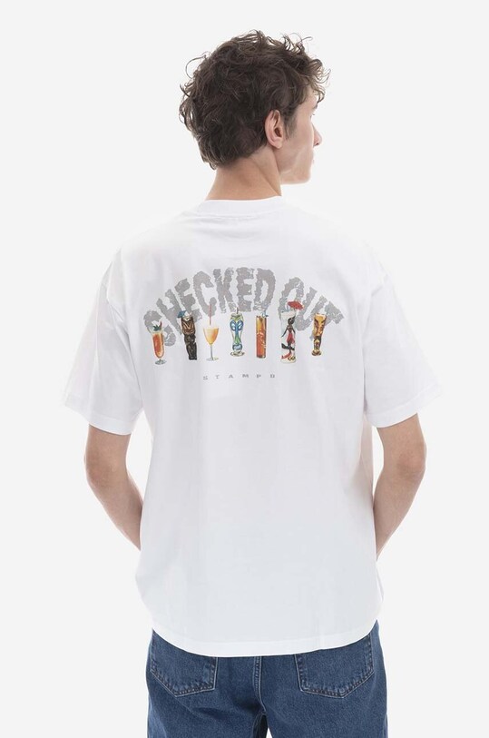 Clothing STAMPD cotton t-shirt SLA.M3049TE white