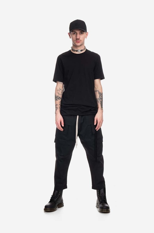 Rick Owens cotton t-shirt DU01C6250.RN.BLACK black SS23