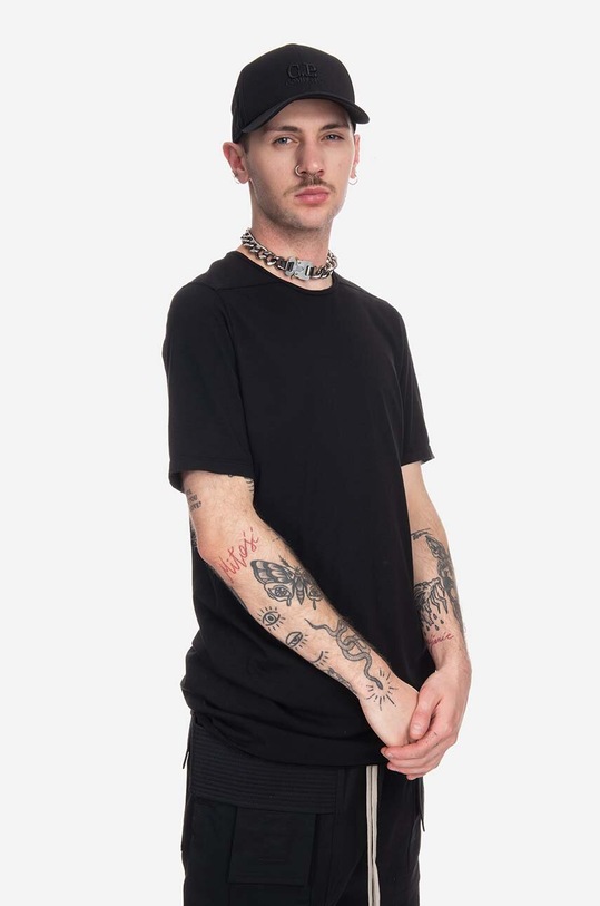 Rick Owens cotton t-shirt DU01C6250.RN.BLACK black