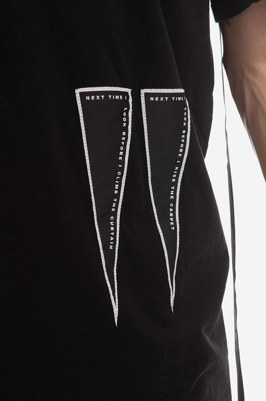 Rick Owens cotton t-shirt black DU02B4250.RNEH1.BLACK