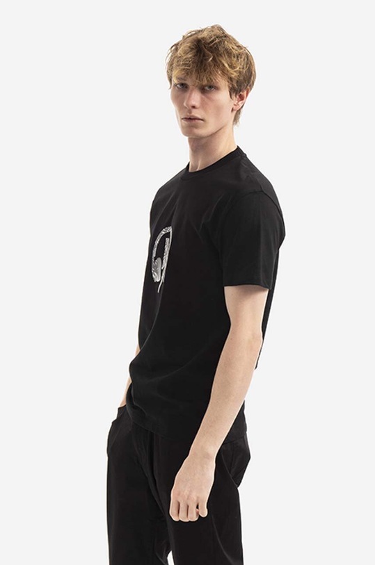 Бавовняна футболка Neil Barett Bolts BJT050S.S525S.1496 чорний