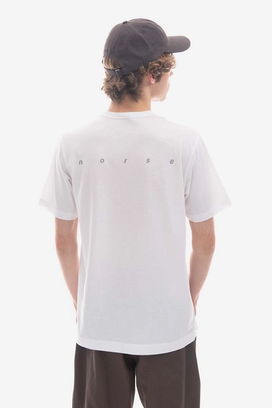 Oblečenie Tričko Norse Projects Joakim Reflective Print N01.0640.0001 biela