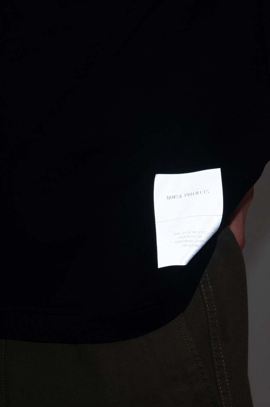 Norse Projects top a maniche lunghe in cotone N10.0203.7004 blu navy