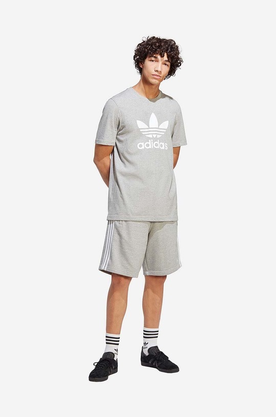adidas Originals cotton t-shirt IA4817 gray SS23