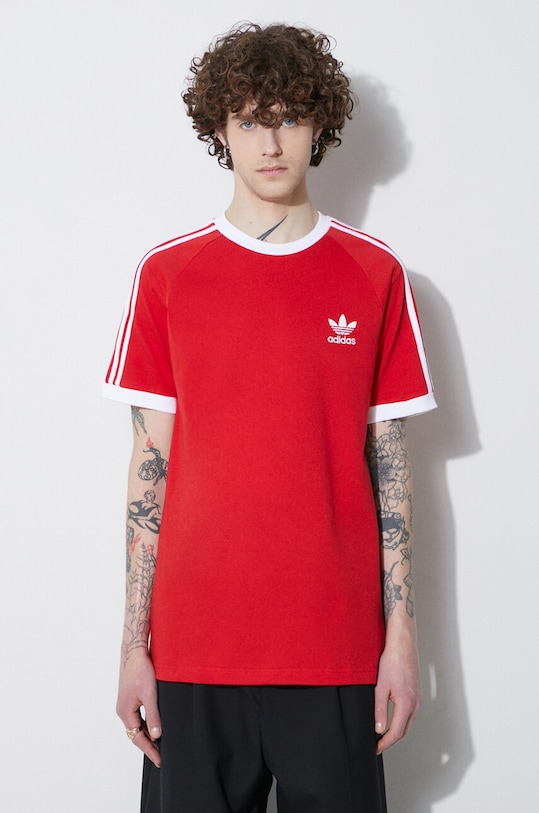 adidas Originals cotton t-shirt all-over print red IA4852