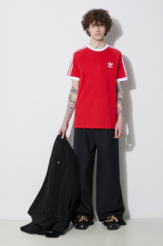 adidas Originals cotton t-shirt IA4852 red SS23
