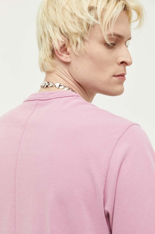 Bavlněné tričko Abercrombie & Fitch KI124.3667.600 růžová